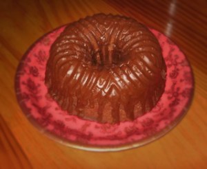 Luscious mini mahogany cake