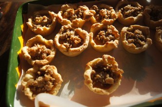 mini pecan pies