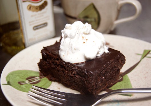 Irish coffee brownie